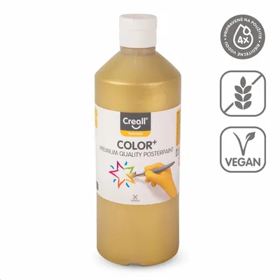 Zdjęcie produktu dla Farba plakatowa Creall CREALLCOLOR 500 ml - złota