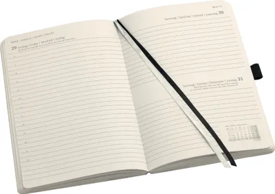 Produktbild von sigel Buchkalender Conceptum 2024 ca. DIN A5 schwarz