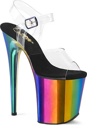 Produktbild von FLAMINGO-808RC Damen Sandale von Pleaser, Transparent EU 42, US 12