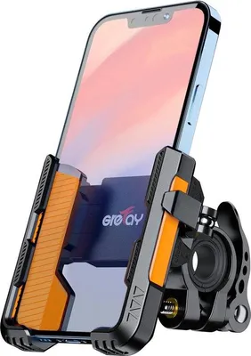 Zdjęcie produktu dla Uchwyt na telefon do motocykla 1S – system szybkiego montażu – obrót o 360° – do smartfonów o przekątnej ekranu 4,0–7,0 cali – zakres grubości 20–40 mm