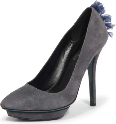 Zdjęcie produktu dla H9947 decollete donna PATRIZIA PEPE buty damskie zamszowe