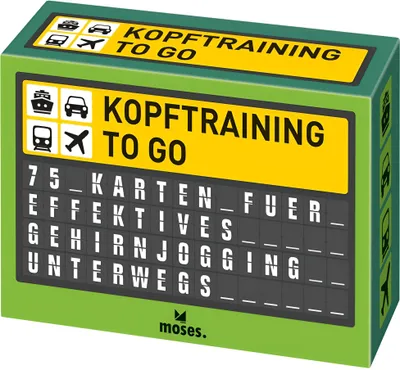 Produktbild von ISBN Kopftraining to go, Handwerk & Hobbies, Deutsch, Andere Formate, 112 Seiten
