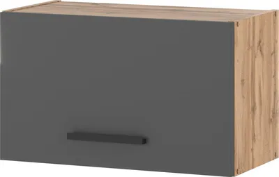 Zdjęcie produktu dla Szafka Kuchenna Wisząca Okapowa Modułowa 60Cm Blande Wotan Szary Mat