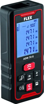 Produktbild von Flex Laserentfernungsmesser ADM 70 G (Arbeitsbereich 0,05-70 m, ± 3 mm)