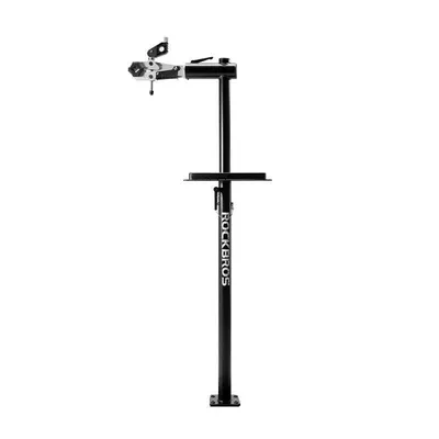 Produktbild von ROCKBROS Fahrradmontageständer aus Kohlenstoffstahl Reparaturständer höhenverstellbar Montageständer bis 50kg Schwarz-Einzelnes Spannfutter
