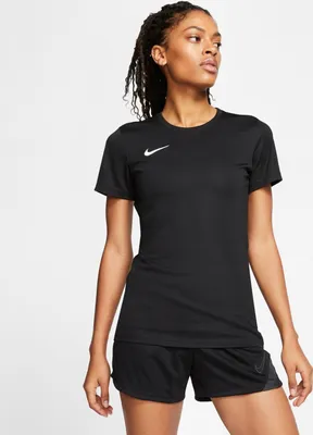 Produktbild von Nike W Nk Dry Park Vii Jsy Ss Black/White L