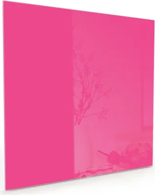 Produktbild von Küchenrückwand Spritzschutz Glas mit Motiv Pinker Hintergrund 40 x 40 cm