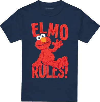 Image de Sesame Street - T-shirt "Rules" pour homme/femme unie TV20659 (XL) (Marine)