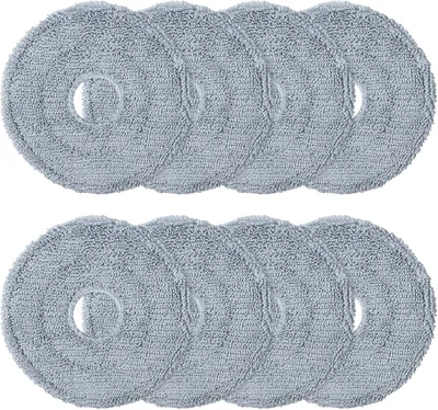 Produktbild von 8 Stück Mikrofaser Wischpads, Ersatzmop Tücher Zubehör für Roborock QV 35A/QV35S/Saros 10R/Q Revo/Qrevo Pro/Qrevo Curv/Saros Z70/Qrevo Master/Qrevo Edge/Qrevo S5V Roboter Nasses Mopptücher