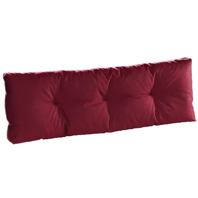 Produktbild von Bodyprotect - Palettenkissen, Rückenlehne, 120 x 40 cm, Indoor & Outdoor, hochwertiger Möbelstoff, dunkelrot