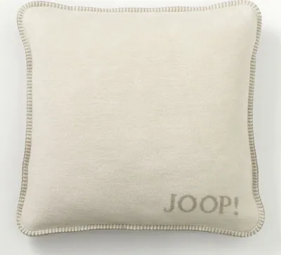 Produktbild von JOOP! UNI-DOUBLEFACE  Kissen 50x50 cm, Pergament-Sand AL