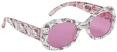 Produktbild von Sonnenbrille Hello Kitty mit Glitzer  - Mädchen Sonnenbrille 100% UV Schutz