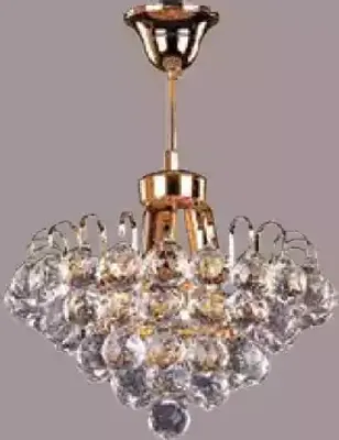 Obrázok produktu pre Stropné svietidlo stropný luster luster zlatý luster krištáľová lampa