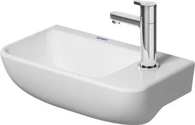 Produktbild von Duravit ME by Starck Handwaschbecken, Hahnloch rechts, ohne Überlauf, 400mm, 0717400000
