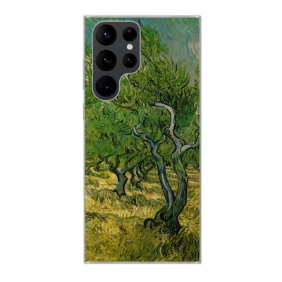 Produktbild von MuchoWow® Handyhülle Schutzhülle Hülle für Samsung Galaxy S22 Ultra Olivenhain - Vincent van Gogh Silikon Softcase Handy Hülle - Abbildung