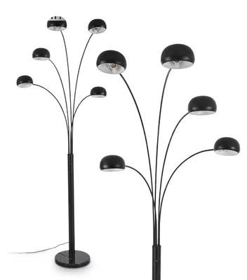 Produktbild von Suio »Suio« Stehleuchte Bodenlampe aus Metall und Marmor in Schwarz/Weiß