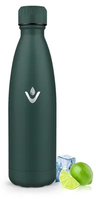Immagine prodotto di Borraccia in acciaio inossidabile da 500 ml, senza BPA, a prova di perdite, ideale per lo sport