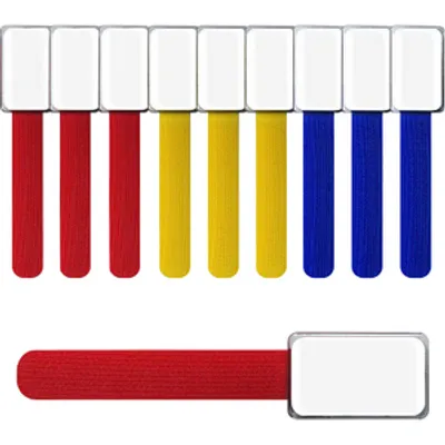 Produktbild von Label-the-cable LTC 2530 Kabelbinder - Rot, Blau, Gelb - 10 Paket - Kabelbinder