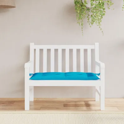 Produktbild von vidaXL Gartenbank-Auflage Hellblau 110x50x7 cm Oxford-Gewebe