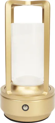 Obrázek produktu pro Bezdrátová stolní lampa Křišťálové stínítko 3 barevné teploty Dotykové ovládání USB dobíjecí LED stolní lampa pro domácnost Zlatá