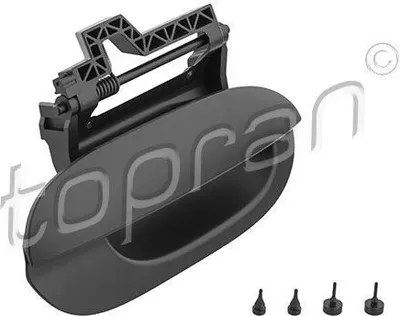 Produktbild von TOPRAN 502 468 Türgriff Hinten Rechts für BMW 5 Limousine (E39) Schwarz
