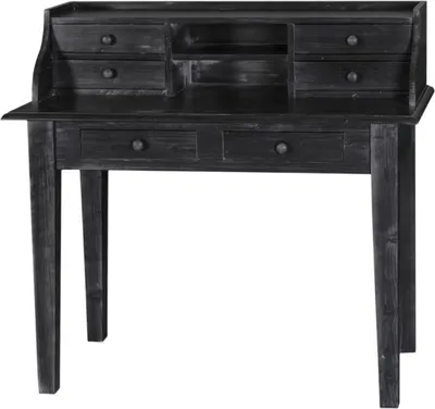 Zdjęcie produktu dla Biurko Casa Padrino z 6 szufladami 109 x 60 x wys. 102 cm - Meble w stylu rustykalnym