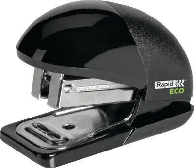 Produktbild von Rapid 24846201, 10 Blätter, Schwarz, Standard-Clinch, 26/6, Kunststoff, 80 g/m²