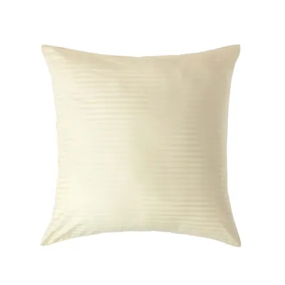 Produktbild von HOMESCAPES Kopfkissenbezug Fadendichte 330 Pastell-Gelb, 80 x 80 cm