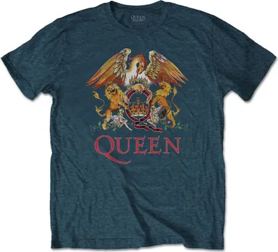 Produktbild von Queen - "Classic" T-Shirt für Herren/Damen Uni RO5526 (M) (Jeansblau)