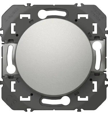 Image de Interrupteur Dooxie 10A - va-et-vient - aluminium LEGRAND