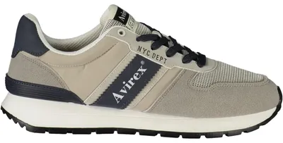 Immagine prodotto di Scarpa sportiva da uomo grigia con dettagli blu e soletta confortevole