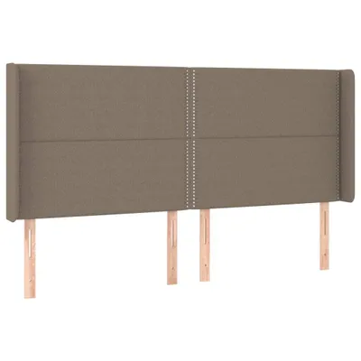 Produktbild von VidaXL 3119458, Graubraun, Polyester, Holz, 1830 mm, 118 cm, 128 cm, 160 mm