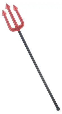 Imagen del producto de Smiffys - Tridente - Accesorio de disfraz, brillo SM312 (Talla única) (Rojo)