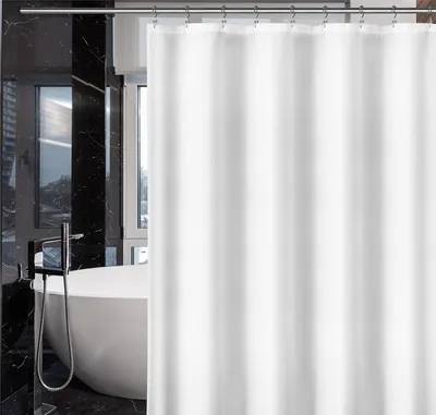 ANAZOZ Anti-Schimmel Duschvorhang – Transparent Mit Muster | 80x180 Cm