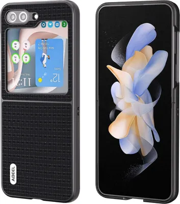 Produktbild von König Design Hülle kompatibel mit Samsung Galaxy Z Flip5 5G Kunststoff Full Cover Handyhülle - Case Schwarz