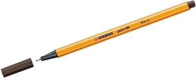 Produktbild von Fineliner - STABILO point 88 - 10er Pack - umbra