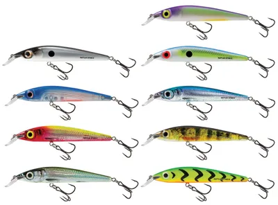 Produktbild von Salmo Rattlin Sting Suspending 9cm 11g - Wobbler, Salmo Farben:Holographic Blue