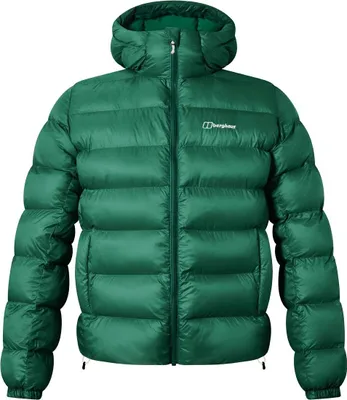 Grüne synthetisch isolierte Jacke mit Kapuze und Reißverschluss von Berghaus