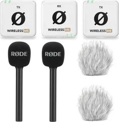 Zdjęcie produktu dla Rode Wireless ME Podwójny mikrofon bezprzewodowy Biały Zestaw do wywiadów 2