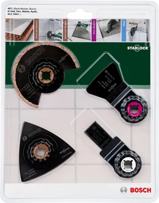 Produktbild von Fliesen-Set, 4-teilig, Sägeblatt-Satz