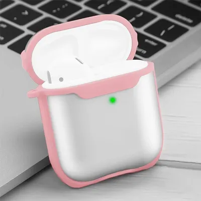 Produktbild von Mobigear Shockproof  Apple AirPods 2 Hülle Flexibles TPU - Pink