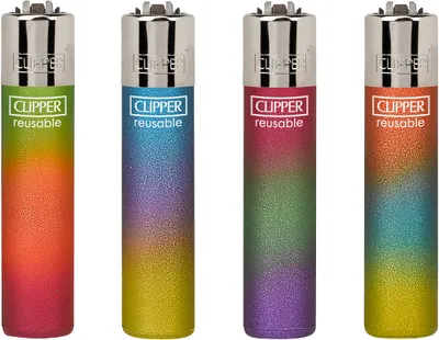 Produktbild von Clipper® Feuerzeuge 4er Set: Triple Gradient 2