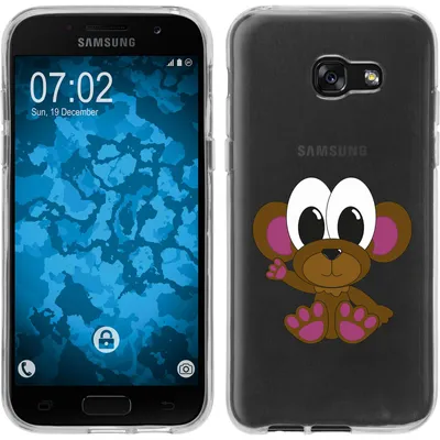 Produktbild von PhoneNatic Case kompatibel mit Samsung Galaxy A7 (2017) Silikon-Hülle Cutiemals M3
