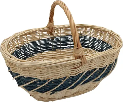 Produktbild von Weidenkorb Einkaufskorb Autokorb Präsentkorb Aufbewahrungskorb Picknickkorb