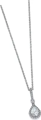 Produktbild von LOTUS Silver Zirkonia Halskette 925 Silber LP1592-1/1 Tropfen Damen JLP1592-1-1
