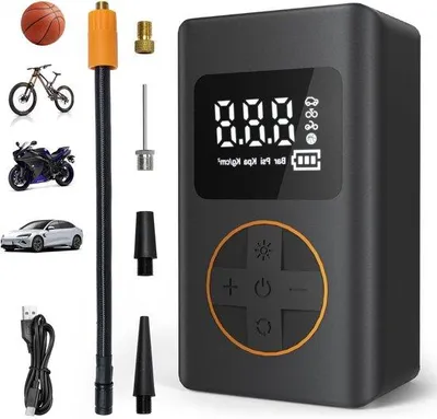 Image de Pompe à vélo électrique - Portable - 150 psi