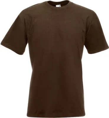 Produktbild von Fruit of the Loom - Super Premium T - Chocolate - XXL