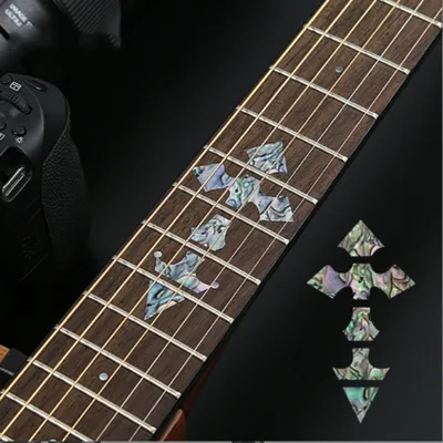 Produktbild von INF Gitarren-Inlay-Aufkleber - Bundmarkierungen für Akustik- und E-Gitarren Modell 9