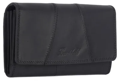 Produktbild von Benthill Portemonnaie Damen Leder - Hochwertige weiche Vintage EchtLeder Damen Geldbörse mit RFID Schutz - Grosse Damenbörse lang - Frauen Portmonee inkl. Geschenkbox