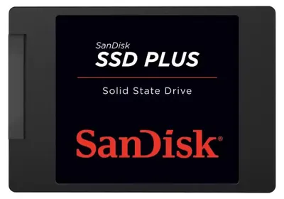 Produktbild von SanDisk SSD Plus 545GB, bis zu 505MB/s Lesegeschwindigkeit, bis zu 440MB/s Schreibgeschwindigkeit, SATA Revision 3.0 (6 Gb/s), stoßfest